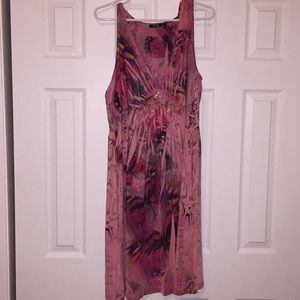 Pink Butterfly Dress